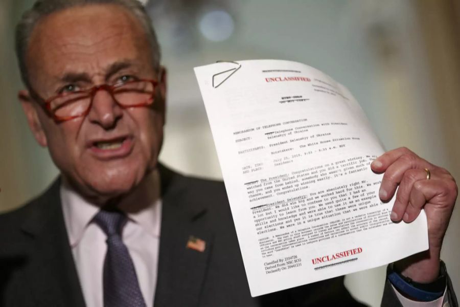 chuck schumer beschwerde