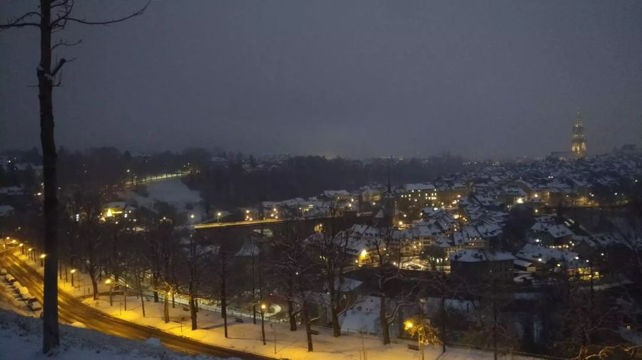 Bern im Schnee.