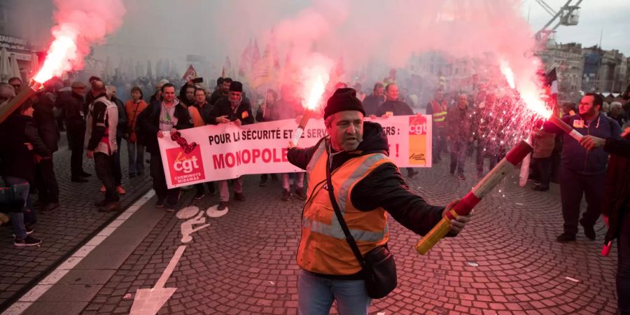 "Generalstreik" in Frankreich