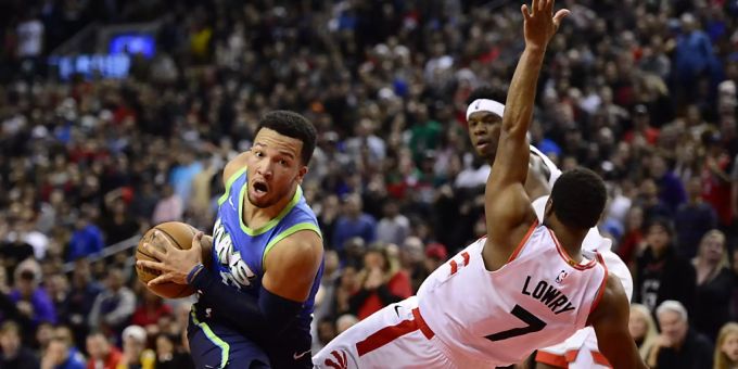 Die Toronto Raptors mit Kyle Lowry boten gegen die Dallas Mavericks ein Spektakel Die Toronto Raptors mit Kyle Lowry boten gegen die Dallas Mavericks ein Spektakel