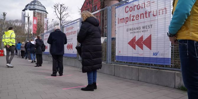 Coronavirus - Impfzentrum Hamburg