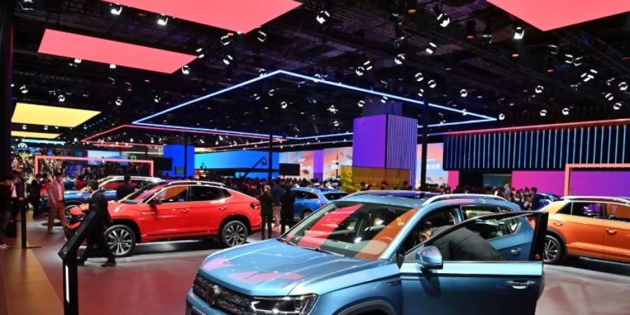 VW-Modelle auf der Automesse Shanghai im April