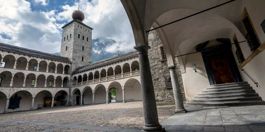 Das Stockalperschloss in Brig-Glis.