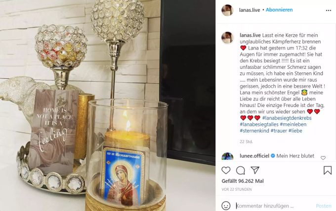 Lana Sander Krebs Instagram: Ihre Mutter verkündete die traurige Nachricht, dass die 12-Jährige verstorben ist. Lana Sander