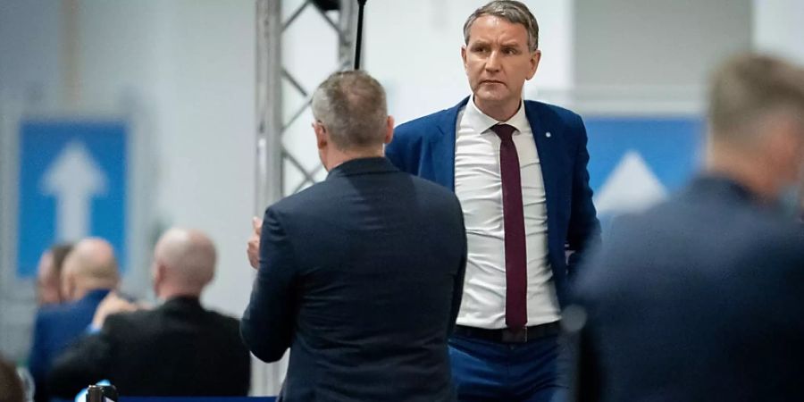 AfD-Rechtsaussen Björn Höcke ist mit einem Antrag gescheitert, der die Auflösung des deutschen Verfassungsschutzes gefordert hat. Foto: Kay Nietfeld/dpa