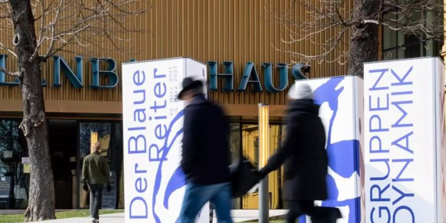 Im Münchener Lenbachhaus startet die Schau "Der Blaue Reiter - Gruppendynamik". Foto: Matthias Balk/dpa