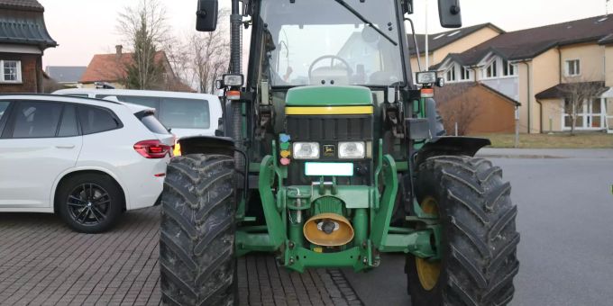 Beteiligter Traktor.