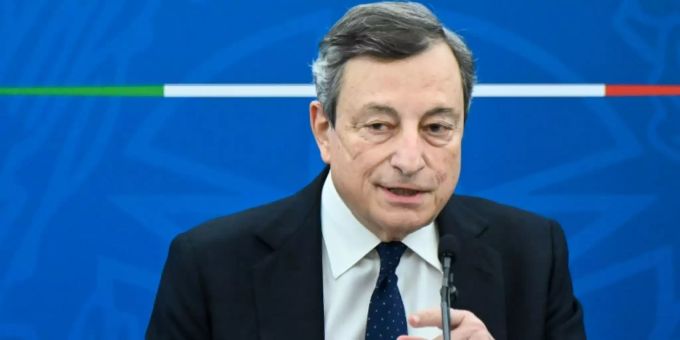 Ministerpräsident Mario Draghi Ministerpräsident Mario Draghi