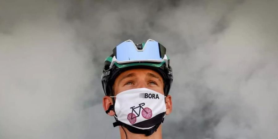 Lennard Kämna holte sich bei der Katalonien-Rundfahrt seinen ersten Saisonerfolg. Foto: Pool/BELGA/dpa