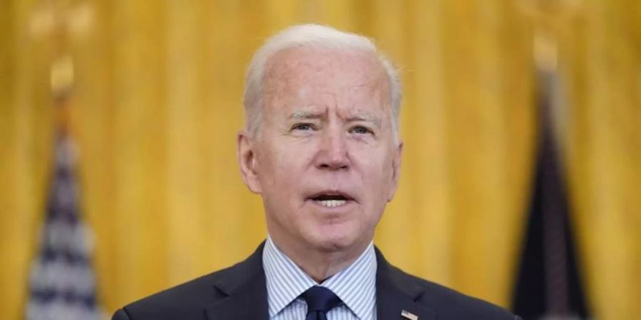 US-Präsident Joe Biden: «Immer noch dabei, uns aus einem wirtschaftlichen Kollaps herauszuwinden.». Foto: Patrick Semansky/AP/dpa