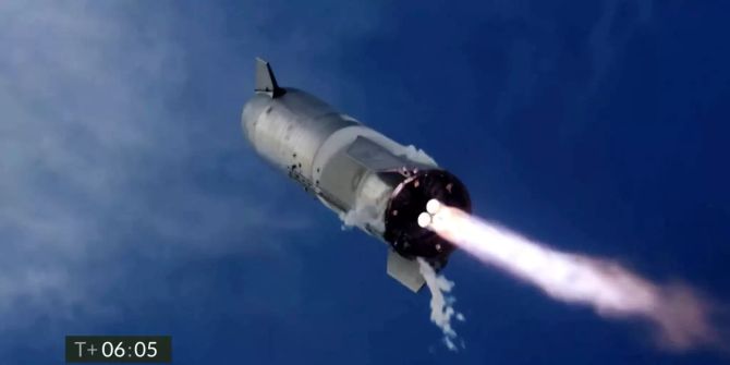 Test einer SpaceX-Rakete