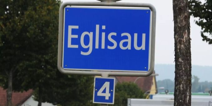 Ortsschild von Eglisau. - Eglisau Ortsschild von Eglisau. - Eglisau