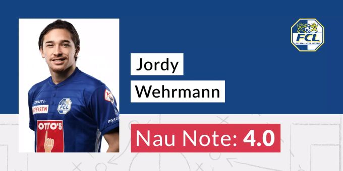 Die Nau.ch-Note für Jordy Wehrmann vom FC Luzern. FC Luzern
