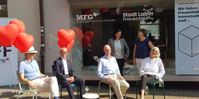 Eröffnungsfeier des Stadtlabors am 21. September 2020 Frauenfeld