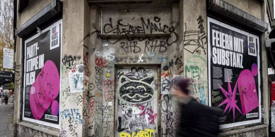 Das Häusereck des KitKat Clubs in Berlin. Foto: Fabian Sommer/dpa