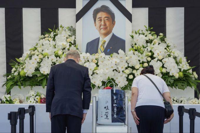 Shinzo Abe wurde erschossen. Shinzo Abe