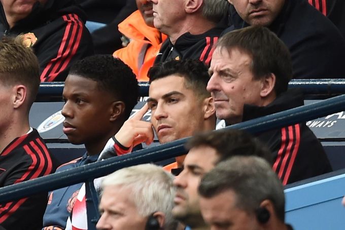 Ronaldo sass gegen ManCity erneut auf der Bank. ManCity