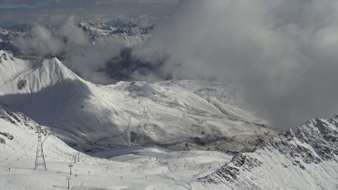 Schnee Skigebiet Parsenn