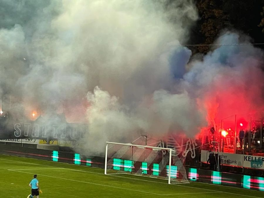 Auf der Schützenwiese herrscht vor dem Zürcher Derby aufgeheizte Stimmung.