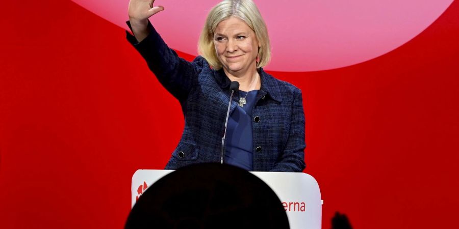Magdalena Andersson, Regierungschefin von Schweden.