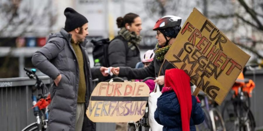 Corona-Demo in Berlin