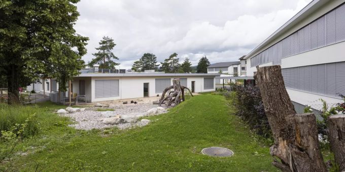 Die Schulanlage Campus am Schulgartenweg in Breitenbach. Die Schulanlage Campus am Schulgartenweg in Breitenbach.