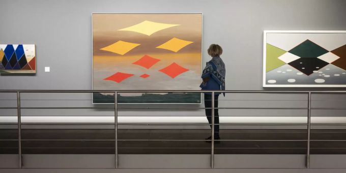 Ein Gemälde von Meret Oppenheim im Berner Kunstmuseum. Meret Oppenheim