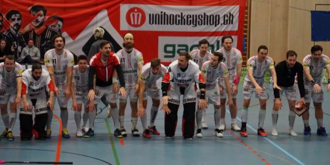 18. Meisterschaftsrunde zwischen dem UHC Pfannenstiel und den Red Lions Frauenfeld