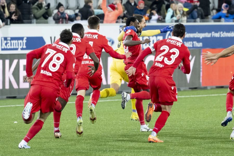 Ende Januar schaltete der FC Thun im Cup mit Luzern bereits einen Super-Ligisten aus. Erwischt es heute Abend YB?