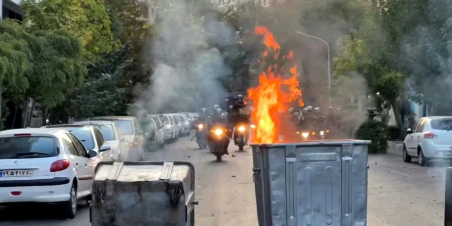 Proteste im September nach Tod von Mahsa Amini