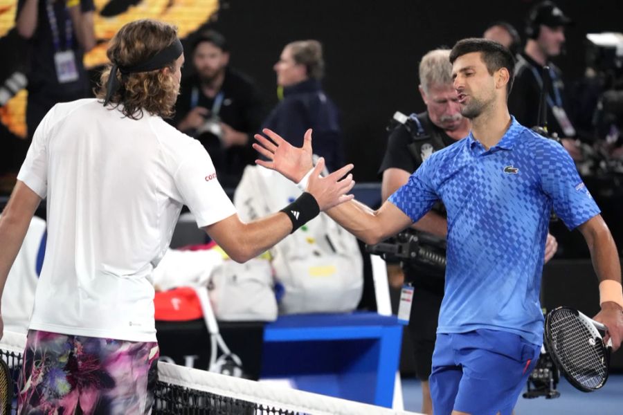 Stefanos Tsitsipas muss sich im Final geschlagen geben.