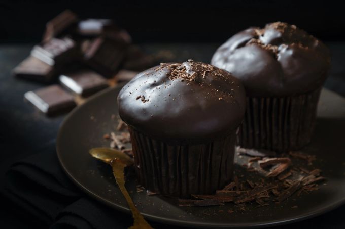 Ob Kuvertüre, Praline oder Nougat – beim Muffin gilt: Hauptsache Schokolade. Kuvertüre Schokolade Muffin Nougat