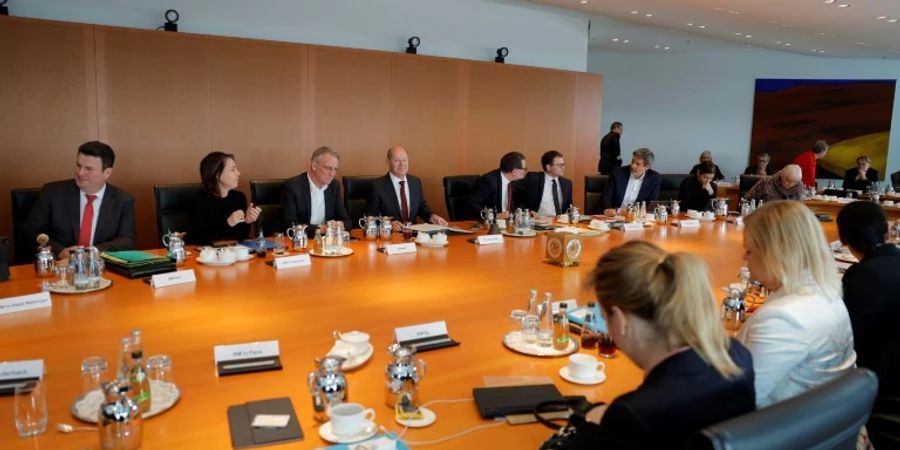 Sitzung des Bundeskabinetts