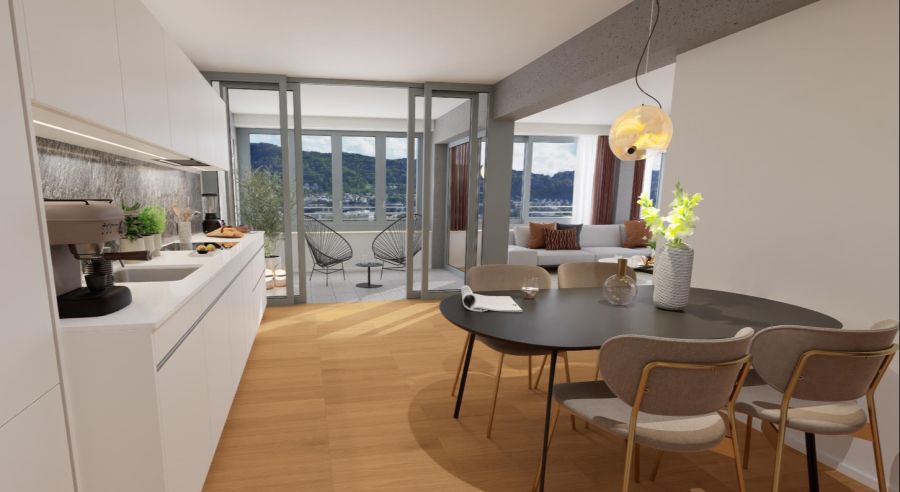 Die freien 3,5-Zimmer-Wohnungen sind 88 bis fast 93 Quadratmeter gross. Zu gross, findet der Zürcher Mieterverband.