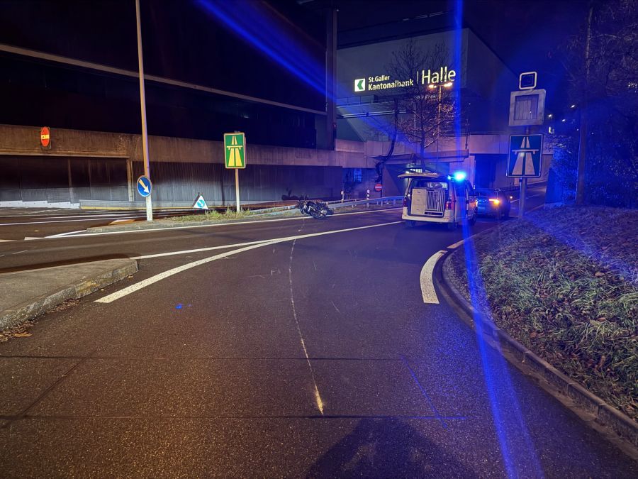 Unfallstelle Steinachstrasse