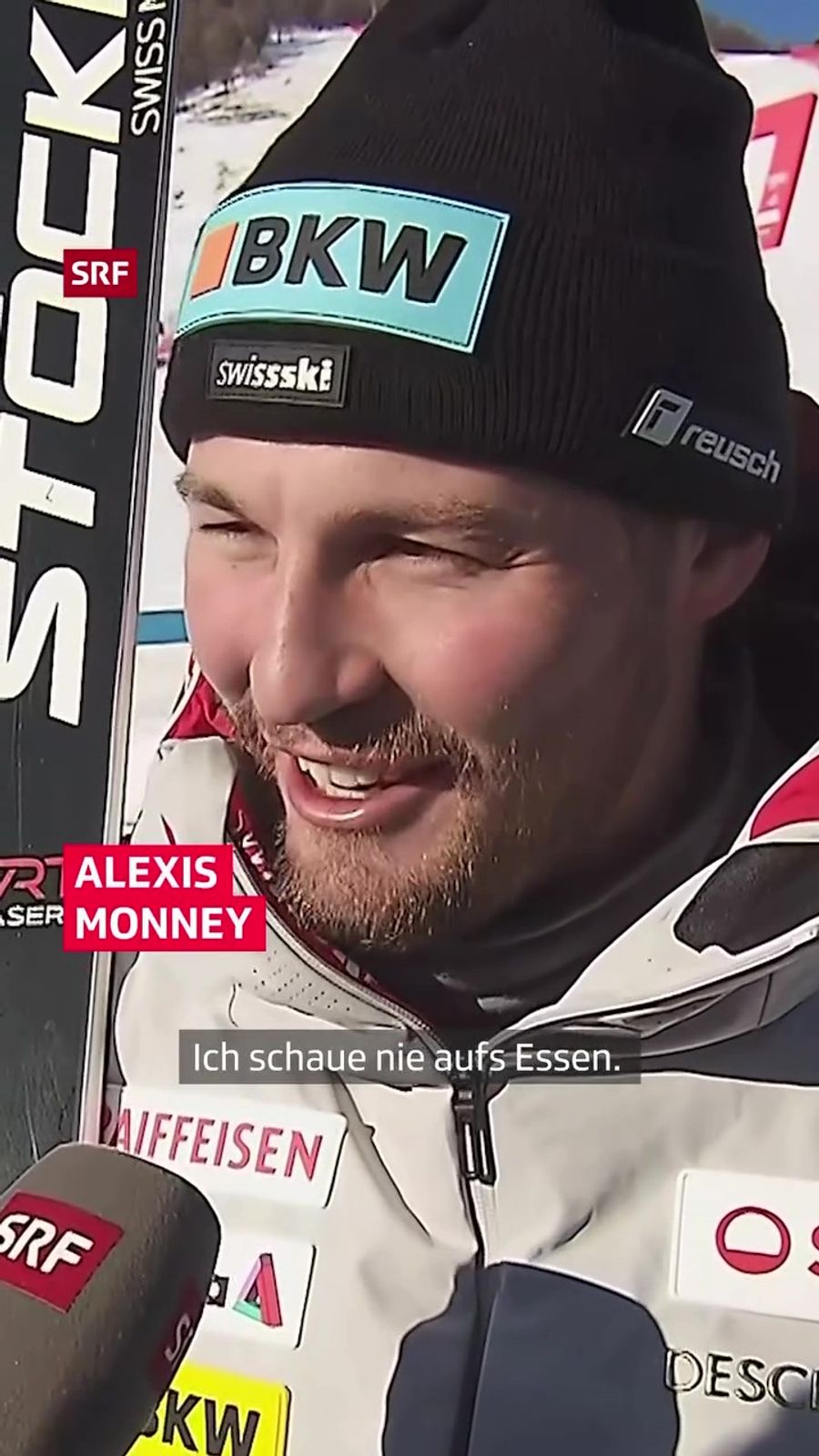 Alexis Monney sieht es mit dem Essen bei Weihnachten locker: «Ich schaue nie aufs Essen. Wenn ich etwas essen will, dann esse ich es.»