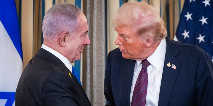US President Trump and Israeli Prime Minister Netanyahu