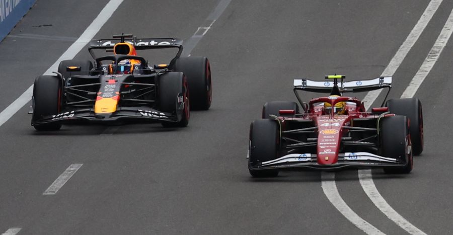 Lewis Hamilton Ferrari Aserbaidschan