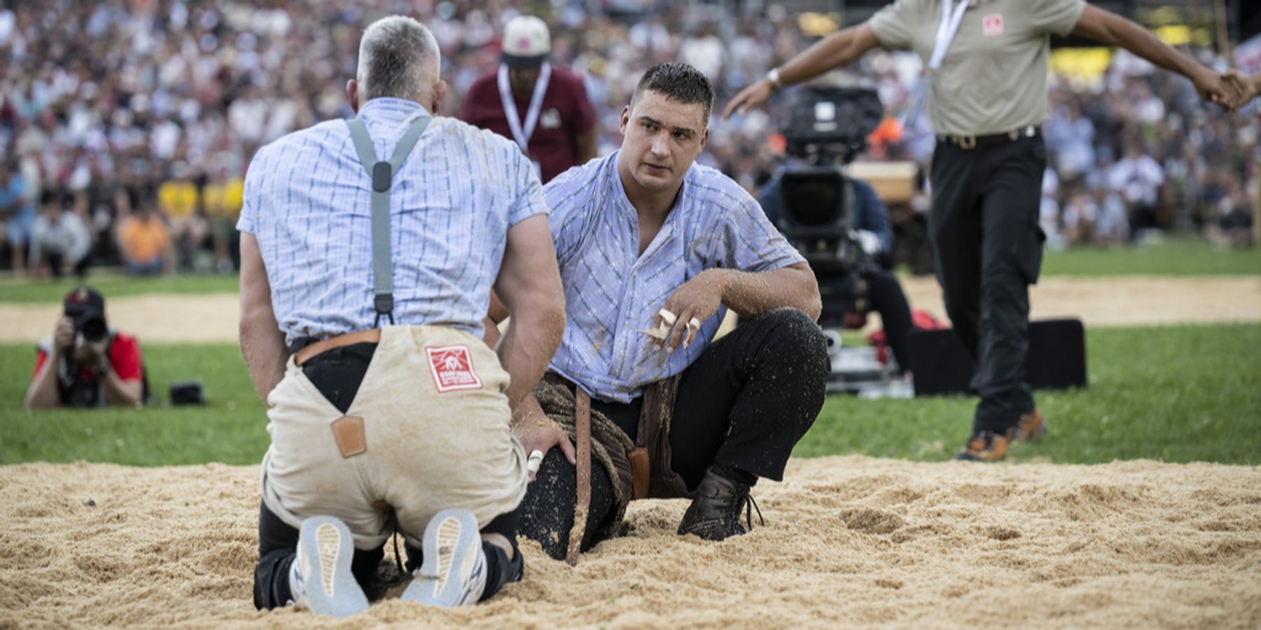 ESAF: Knappe Million Schwingfans verfolgen ESAF-Schlussgang | Nau.ch