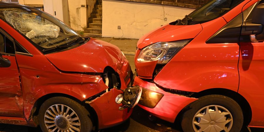 Sachschaden Unfall Luzern