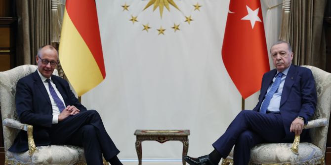 Friedrich Merz und Recep Tayyip Erdogan