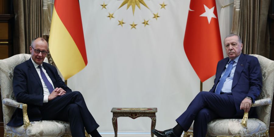 Friedrich Merz und Recep Tayyip Erdogan