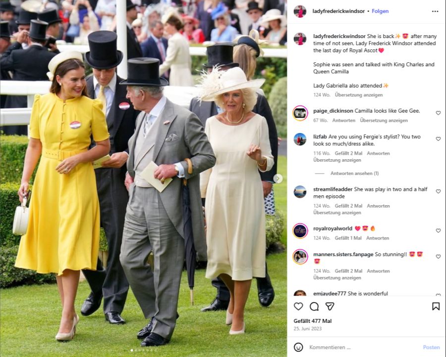 Sie sagt, das Leben der Haupt-Royals sei «die reinste Hölle». Sie hätten keine Privatsphäre und könnten niemandem vertrauen.