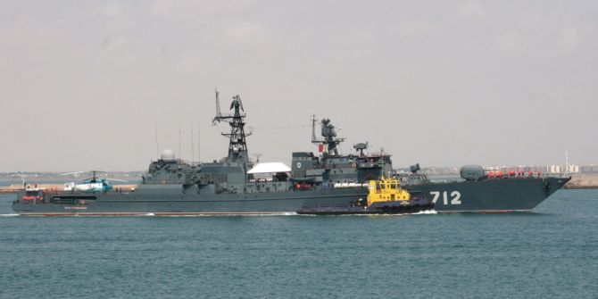 Kriegsschiff Russland