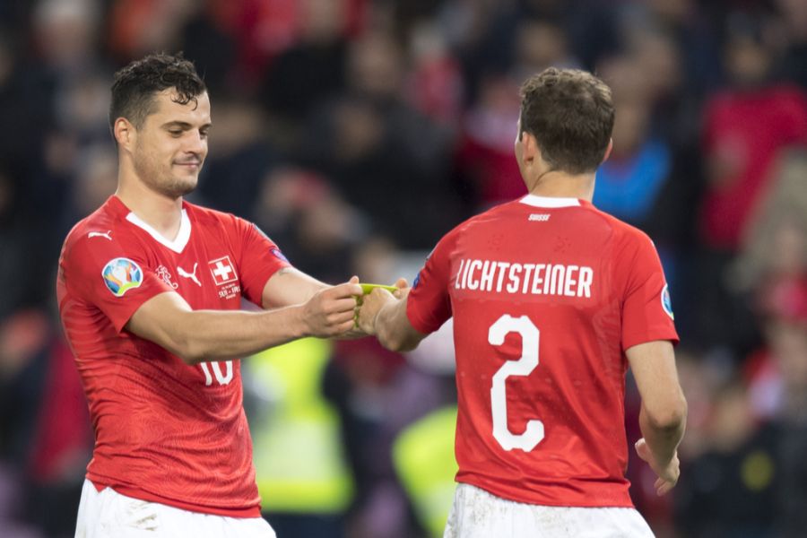 Granit Xhaka Stephan Lichtsteiner