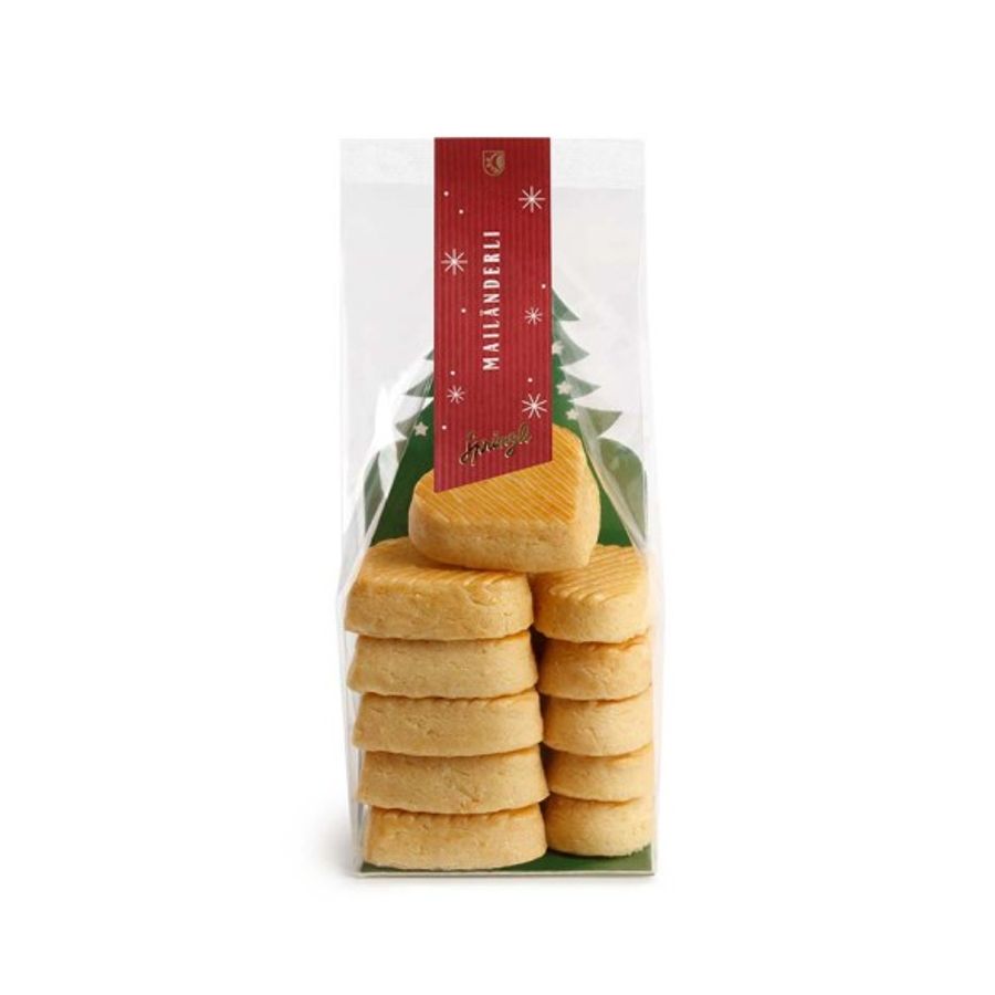 Bei Sprüngli kosten 120 Gramm Mailänderli rund zehn Franken.