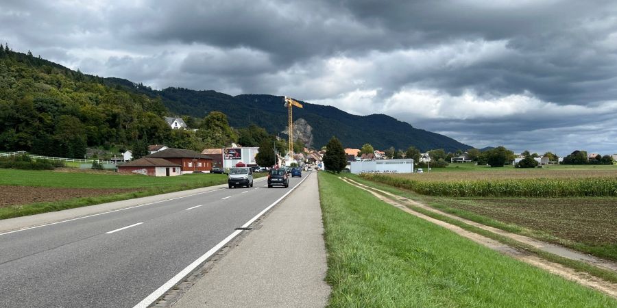 Unfallstelle Oberbuchsiten