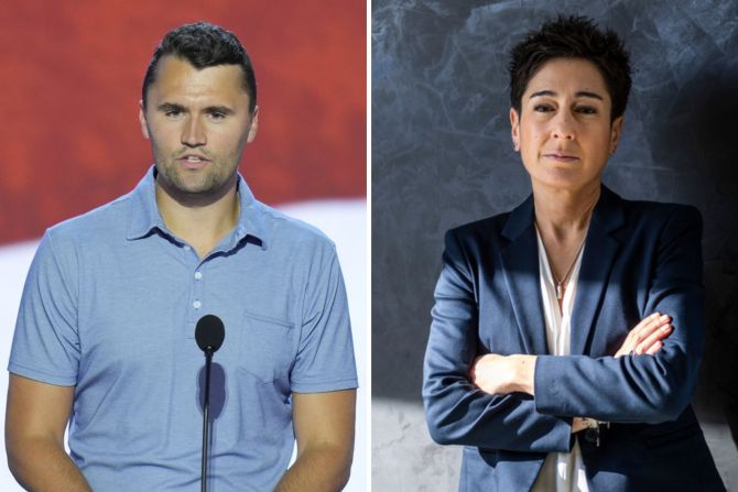 Dunja Hayali Charlie Kirk