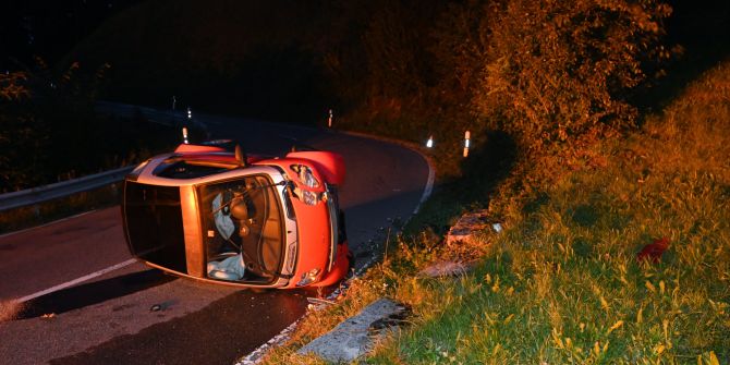 Selbstunfall Auto