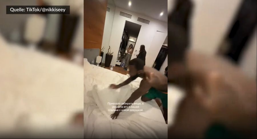 Auch die fremde Frau soll noch auf den Aufnahmen zu sehen sein.